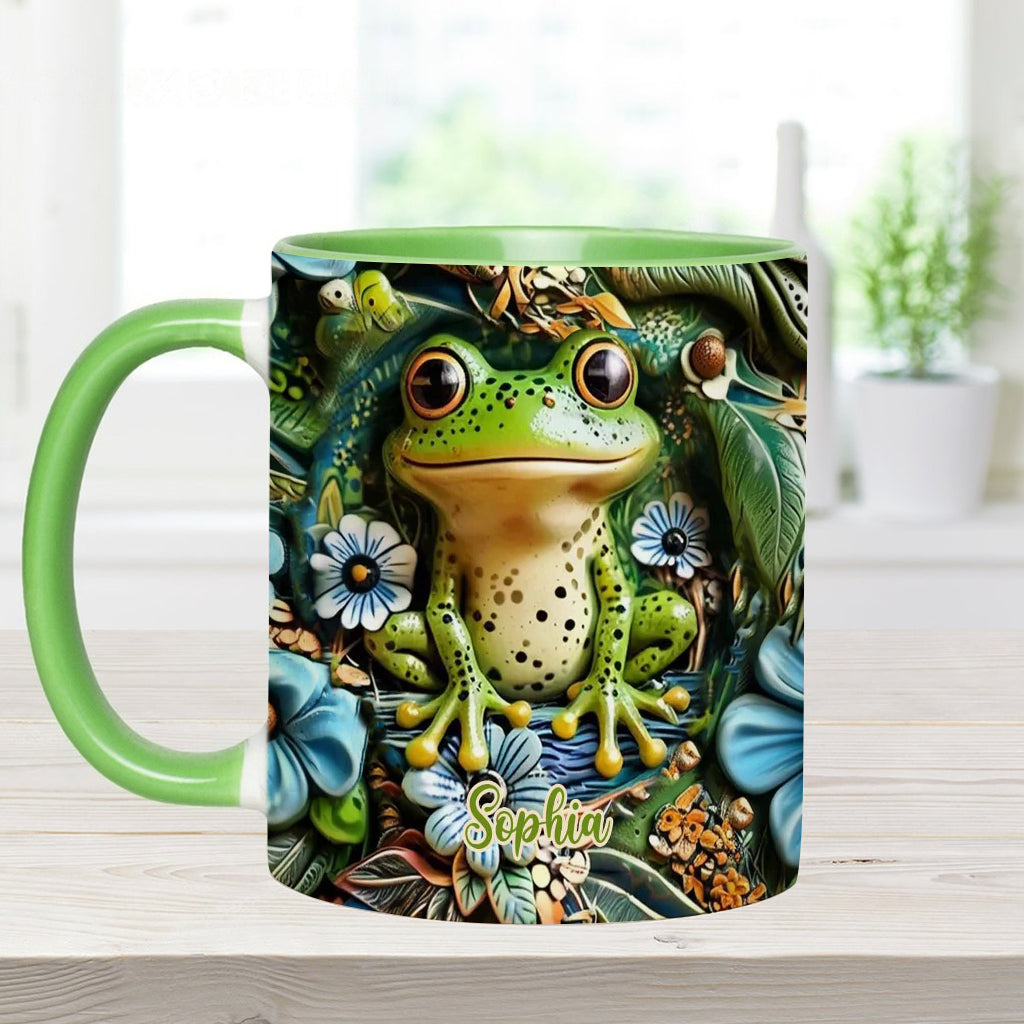 Love Frogs - Personalized Frog Accent Mug
