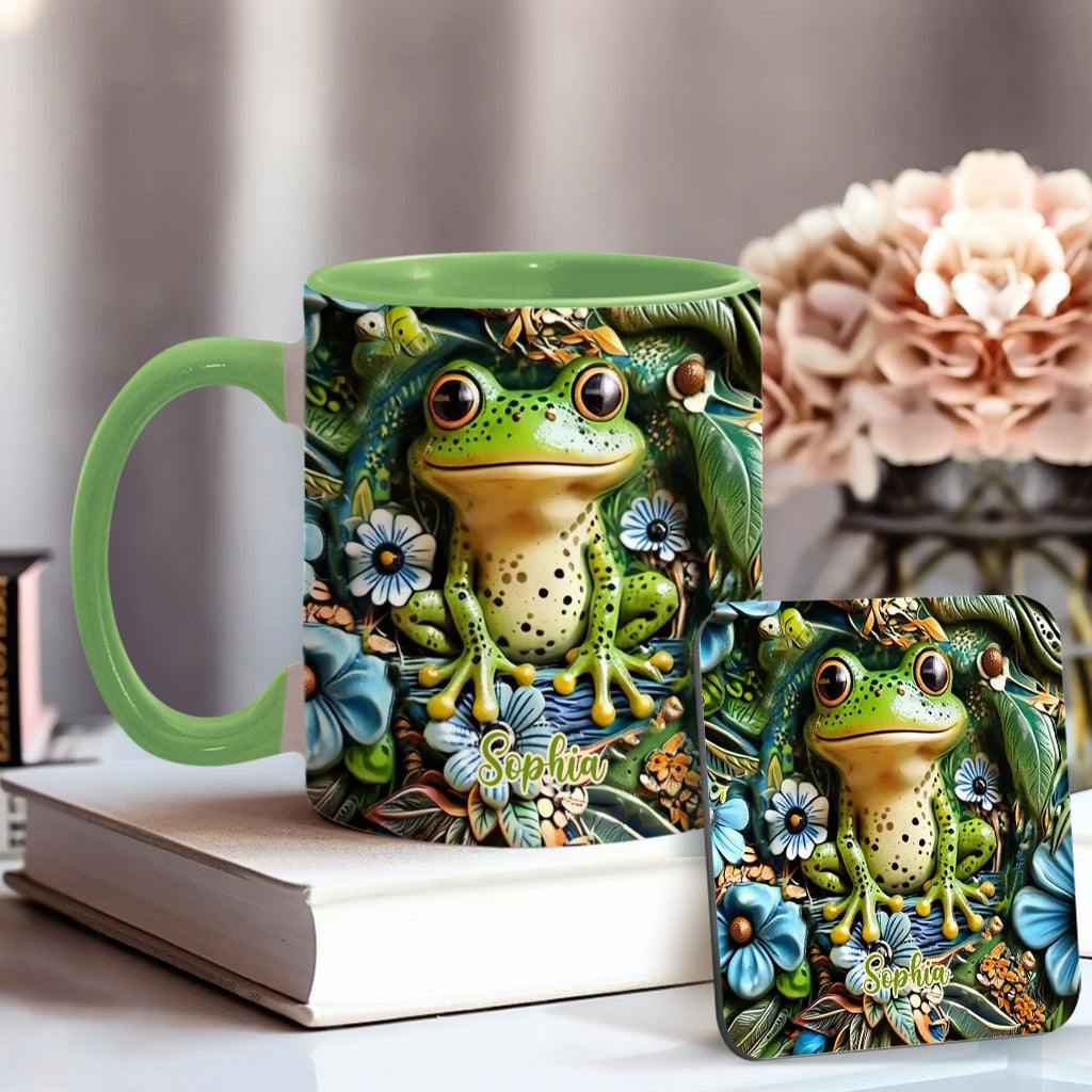 Love Frogs - Personalized Frog Accent Mug