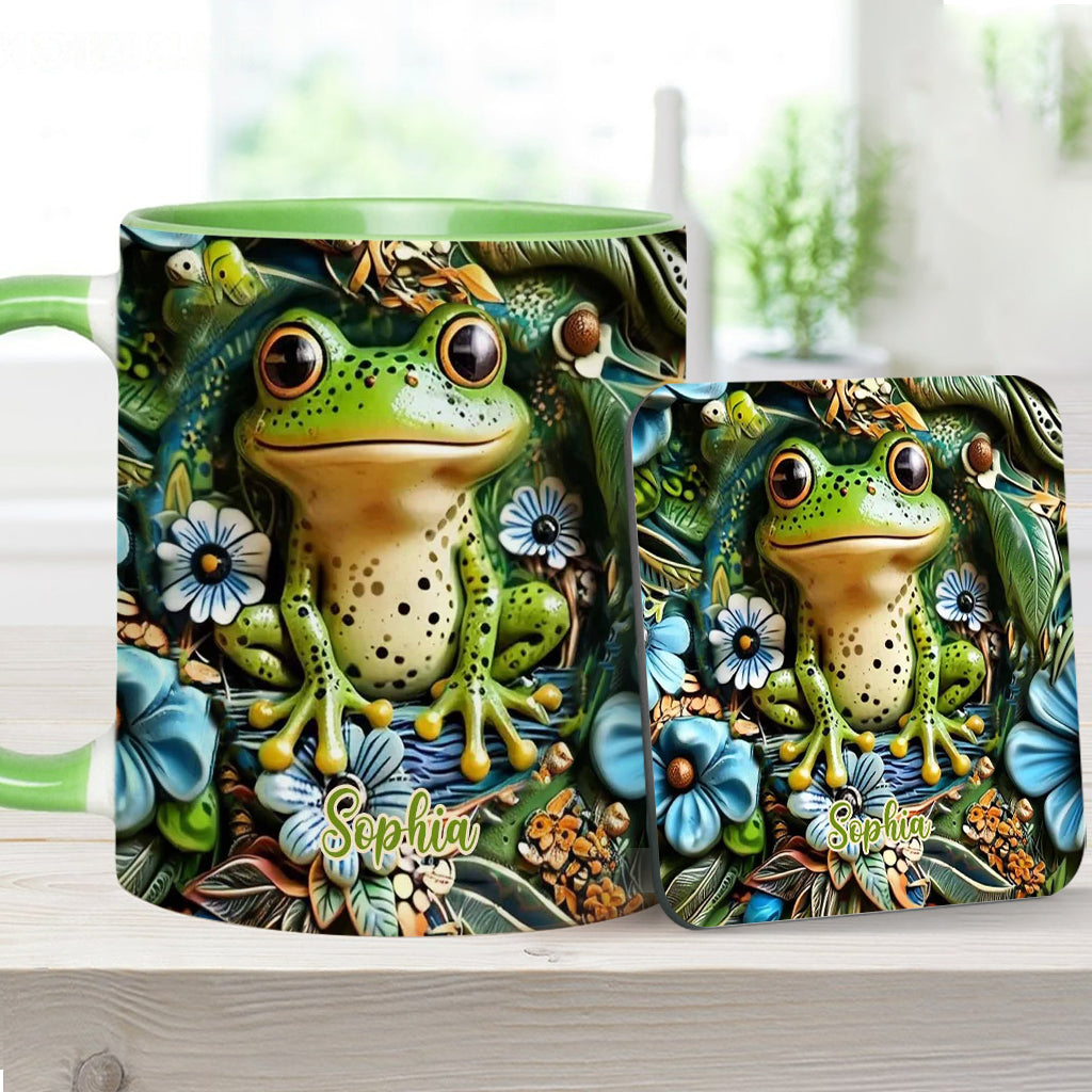 Love Frogs - Personalized Frog Accent Mug
