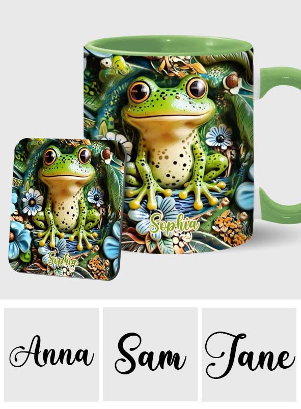 Love Frogs - Personalized Frog Accent Mug