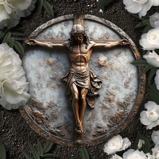 Commence par le Christ - Pierre ronde chrétienne