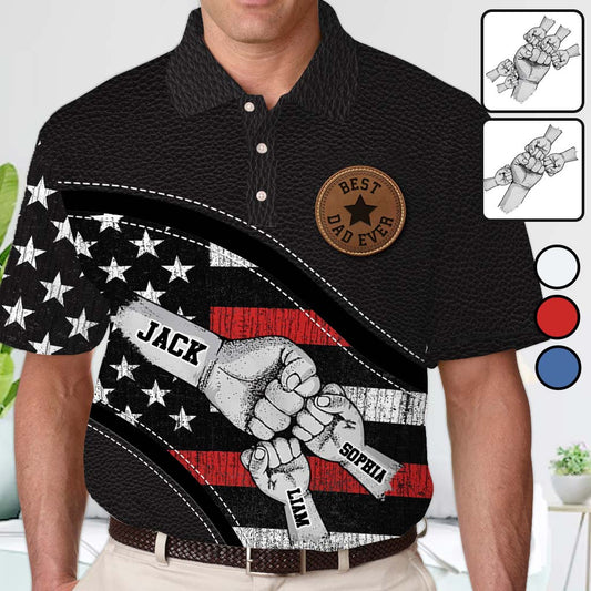 Meute de loups - Polo personnalisé pour père