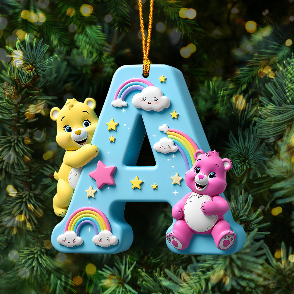 Cute Bears - Personalized Kid Ornament