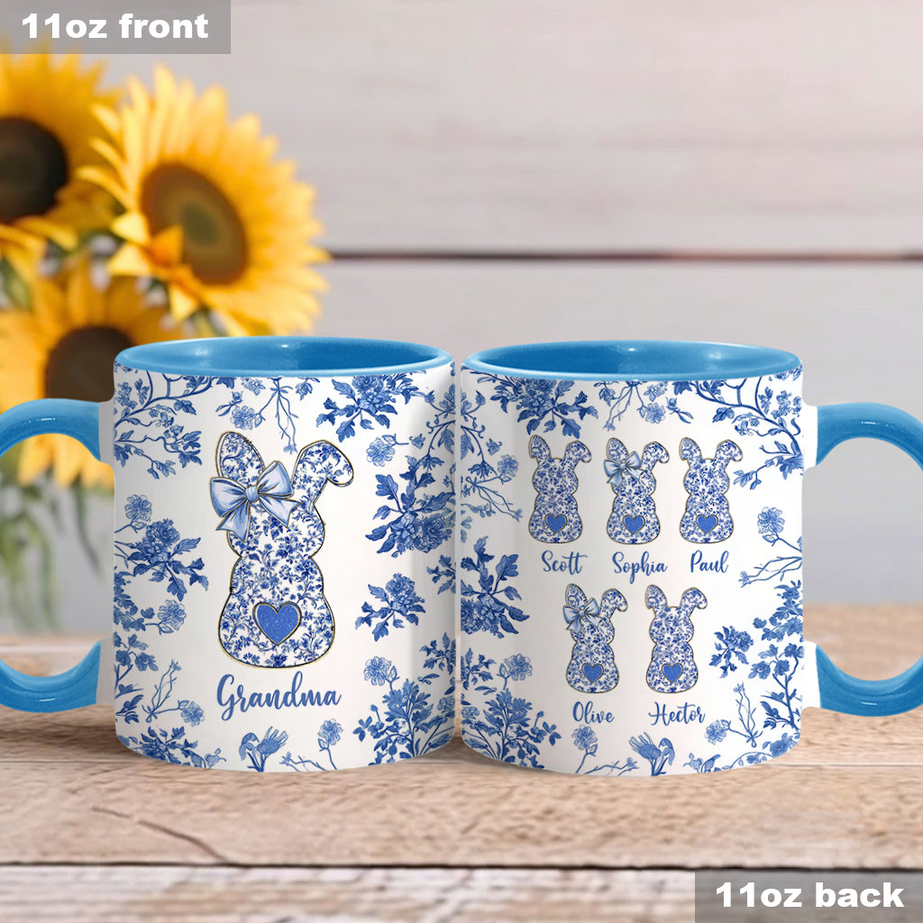 Grandma's Peeps - Personalized Grandma Accent Mug
