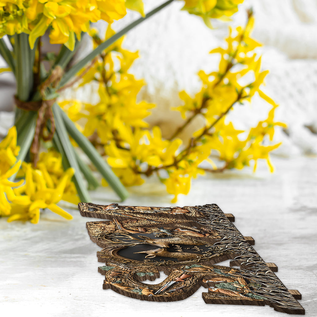 Her Buck His Doe - Personalized Hunting 1 Layered Big Freestanding