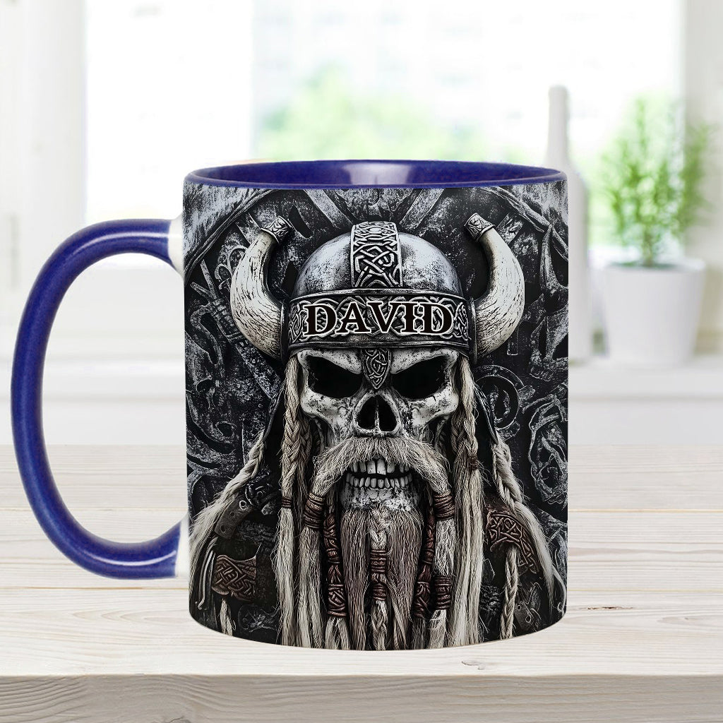 Mug personnalisé Viking Skull - Accent Viking