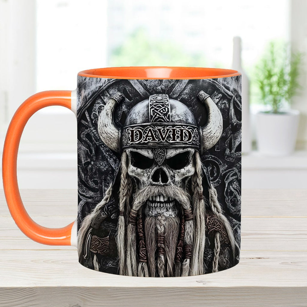 Mug personnalisé Viking Skull - Accent Viking