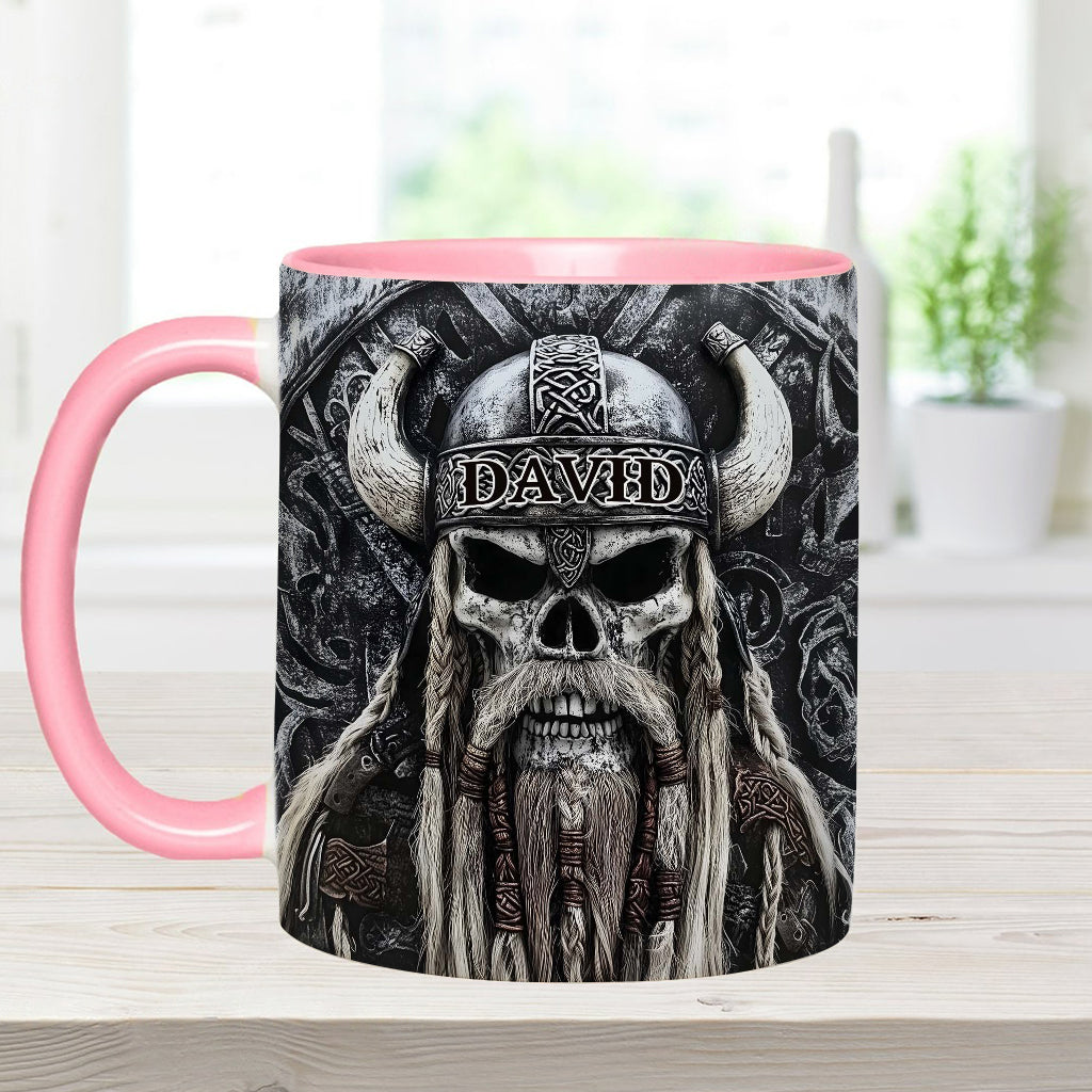 Mug personnalisé Viking Skull - Accent Viking