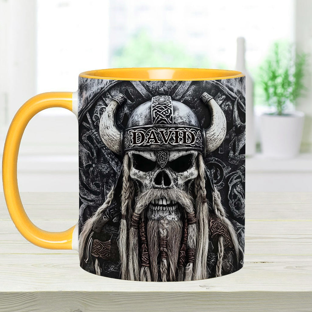 Mug personnalisé Viking Skull - Accent Viking