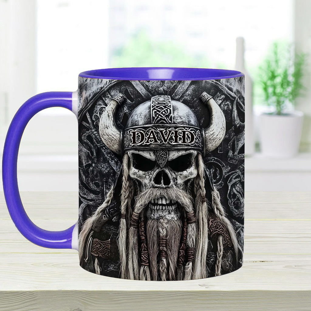 Mug personnalisé Viking Skull - Accent Viking