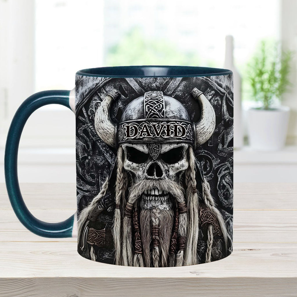 Mug personnalisé Viking Skull - Accent Viking