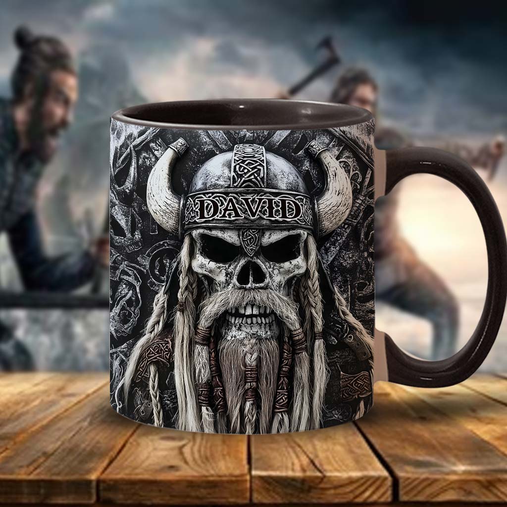 Mug personnalisé Viking Skull - Accent Viking