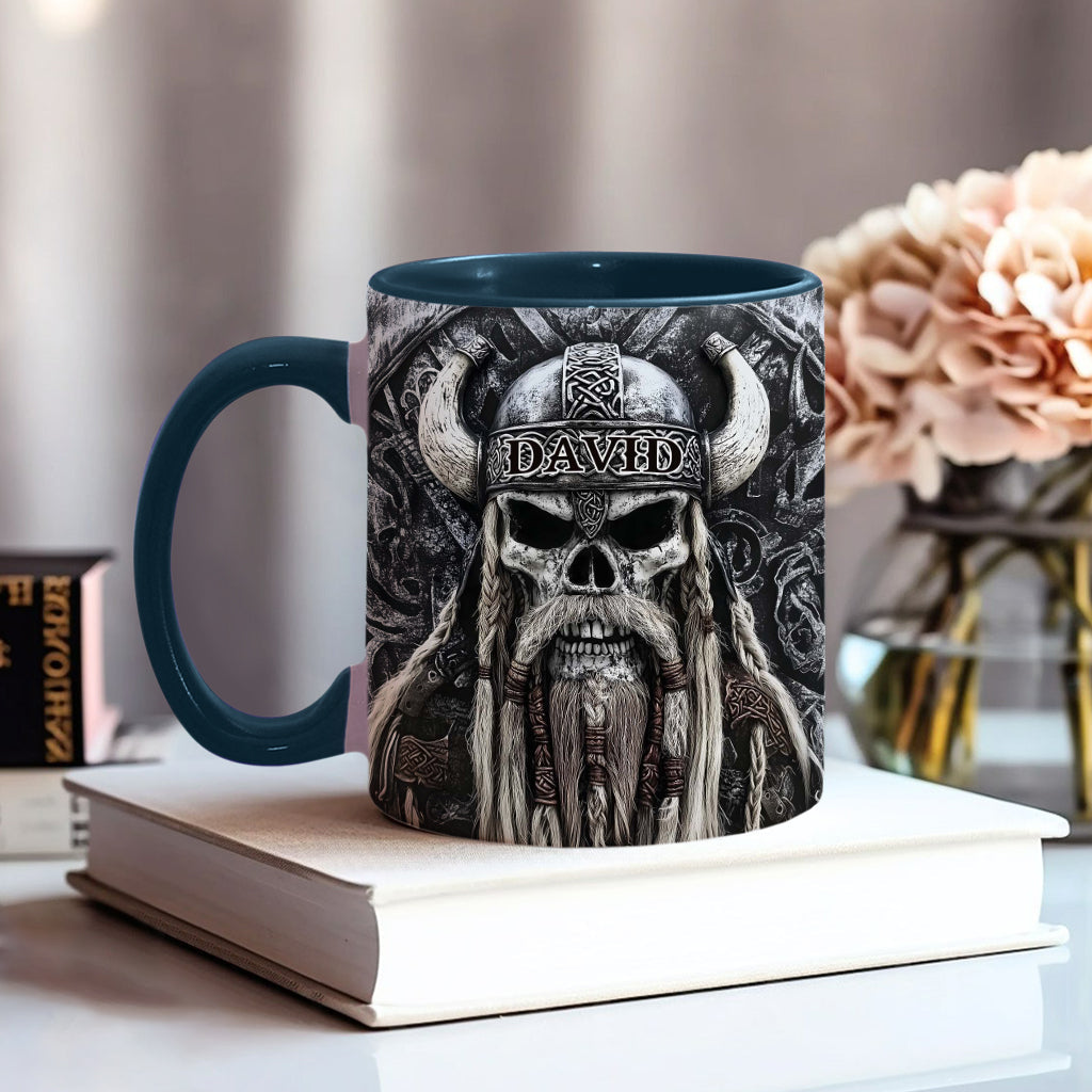 Mug personnalisé Viking Skull - Accent Viking