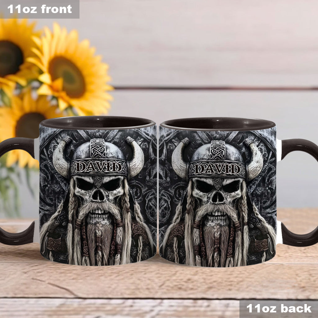 Mug personnalisé Viking Skull - Accent Viking