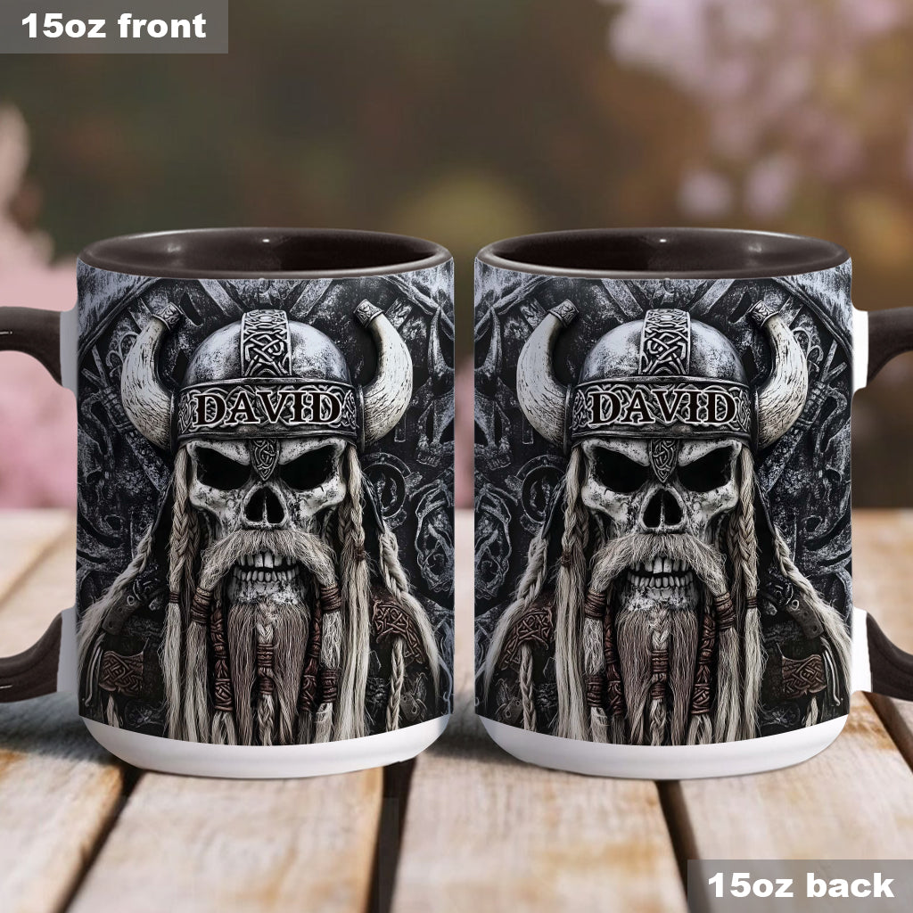 Mug personnalisé Viking Skull - Accent Viking