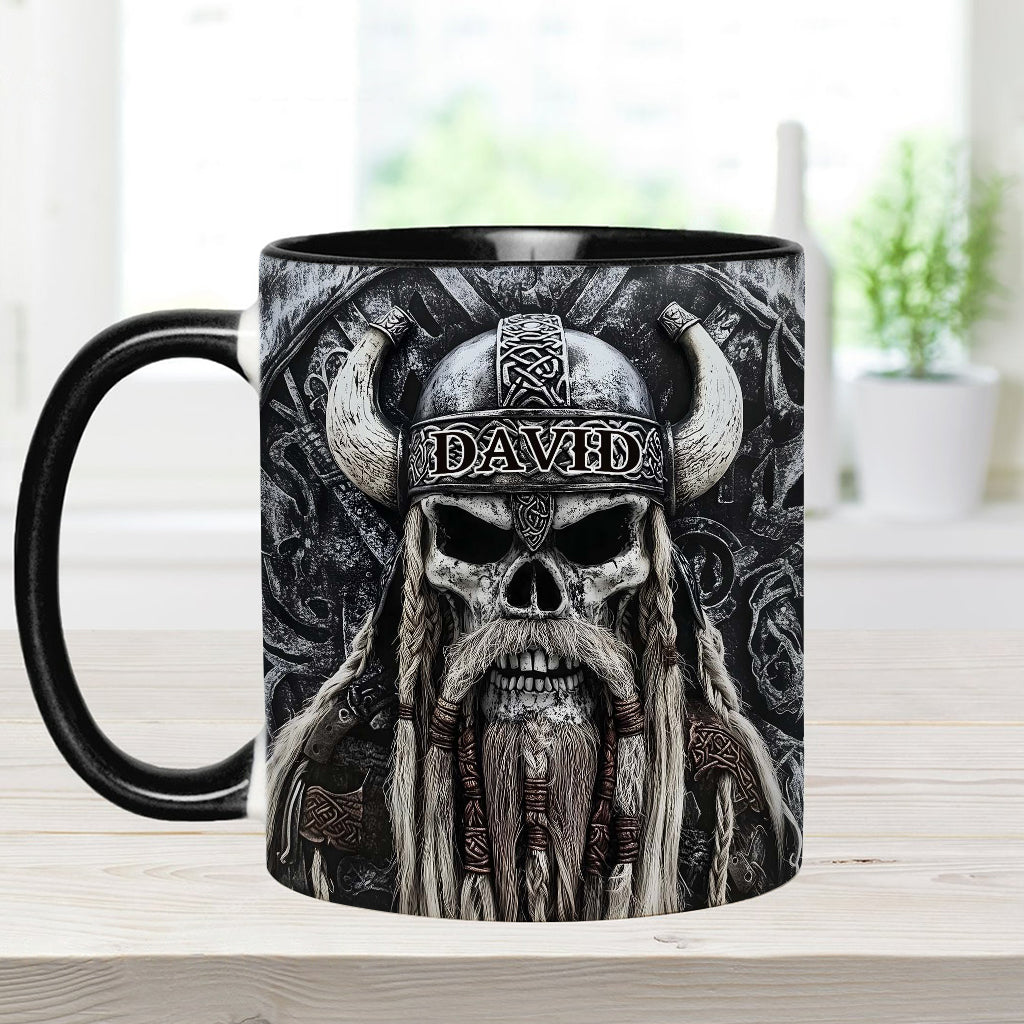 Mug personnalisé Viking Skull - Accent Viking