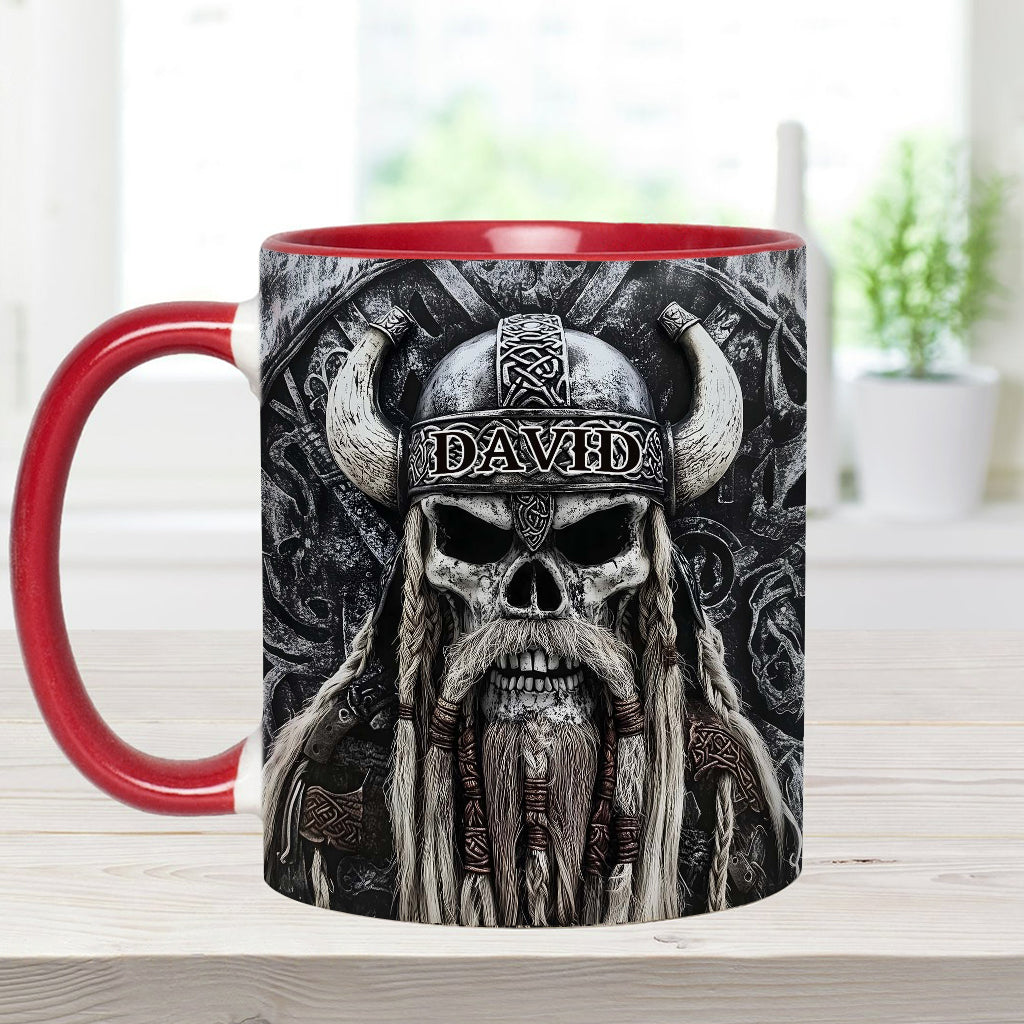 Mug personnalisé Viking Skull - Accent Viking