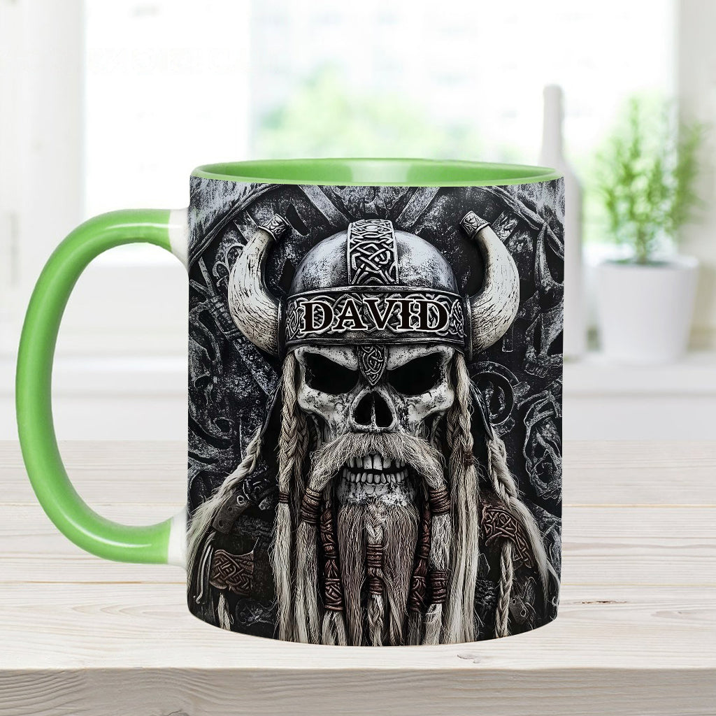 Mug personnalisé Viking Skull - Accent Viking