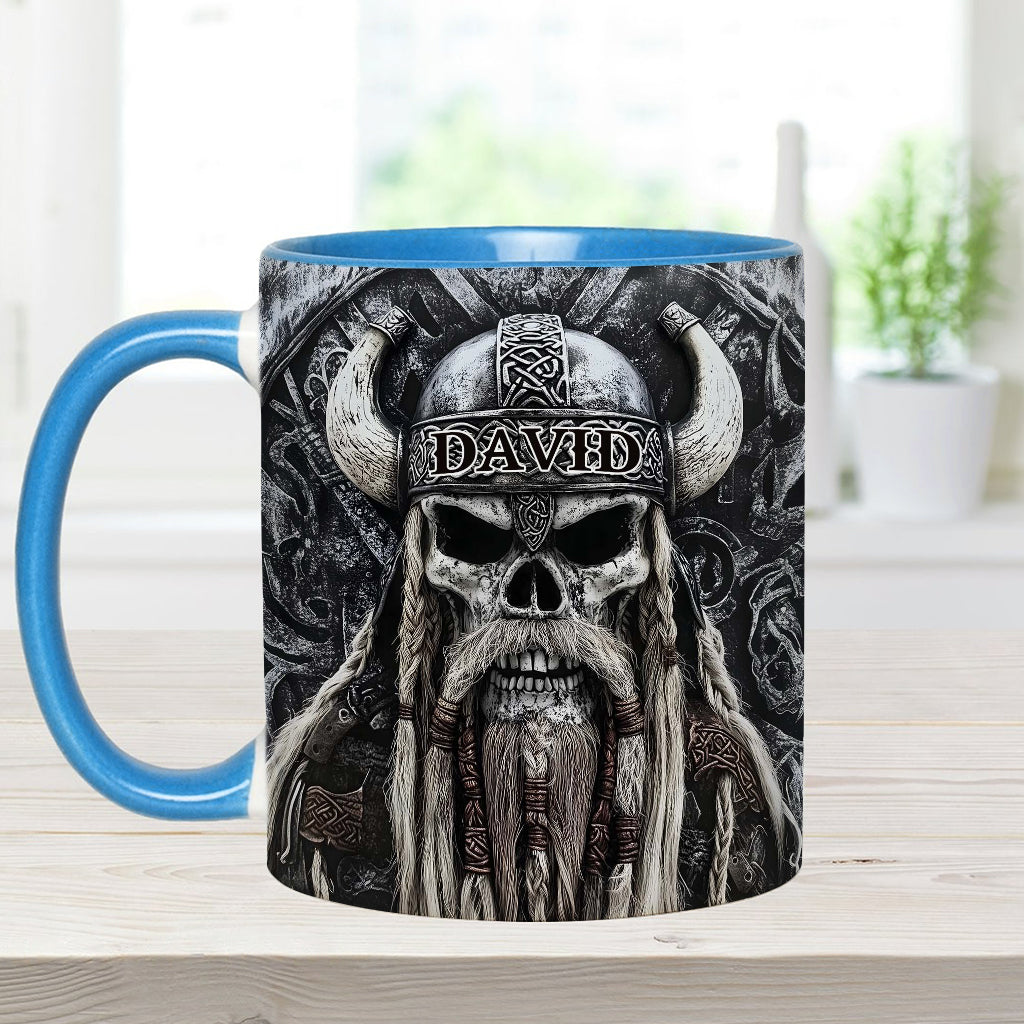 Mug personnalisé Viking Skull - Accent Viking