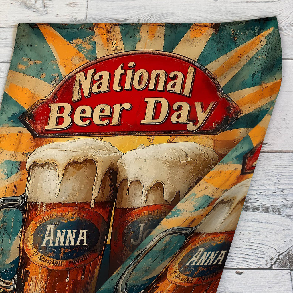 National Beer Day - Personalized Beer Garden Flag