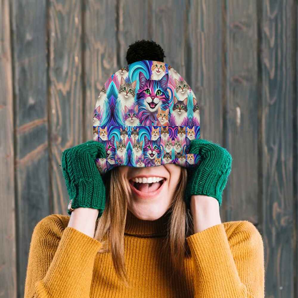 Cute Cats - Personalized Cat Beanie Hat