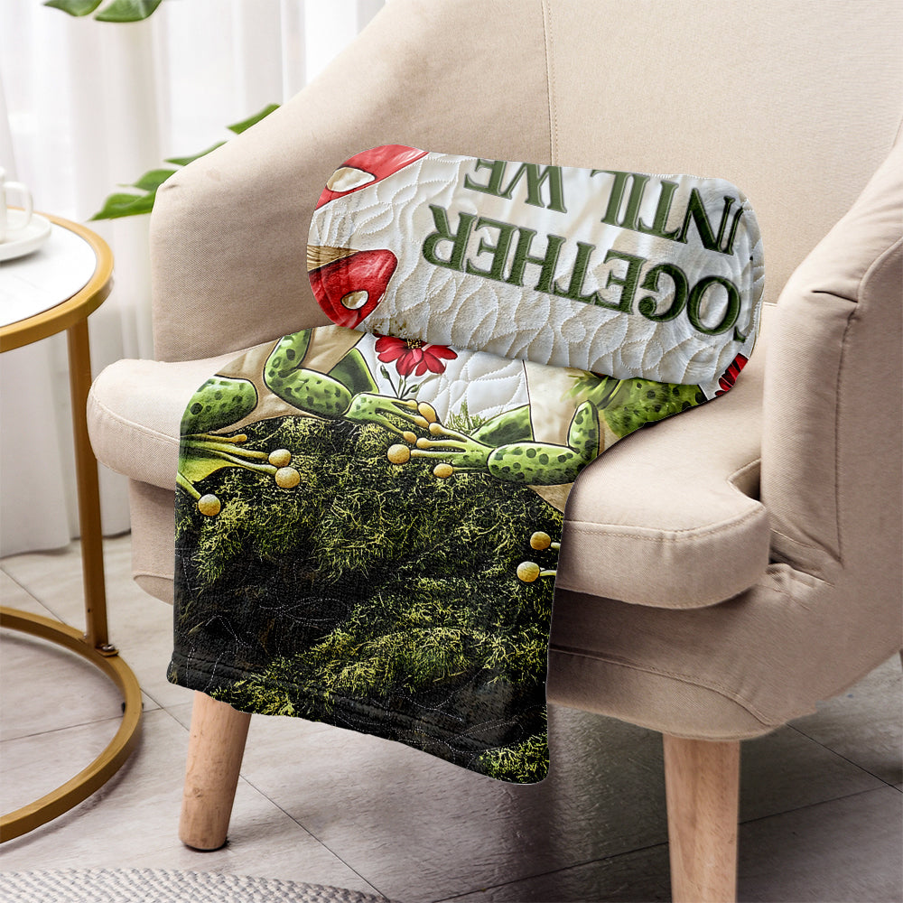 Together Until We Croak - Personalized Frog Blanket