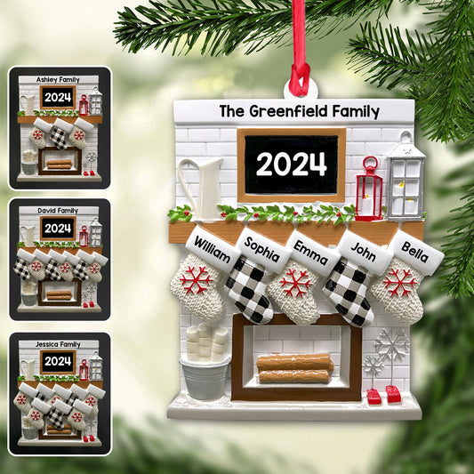 Merry Christmas - Personalized Family Ornament