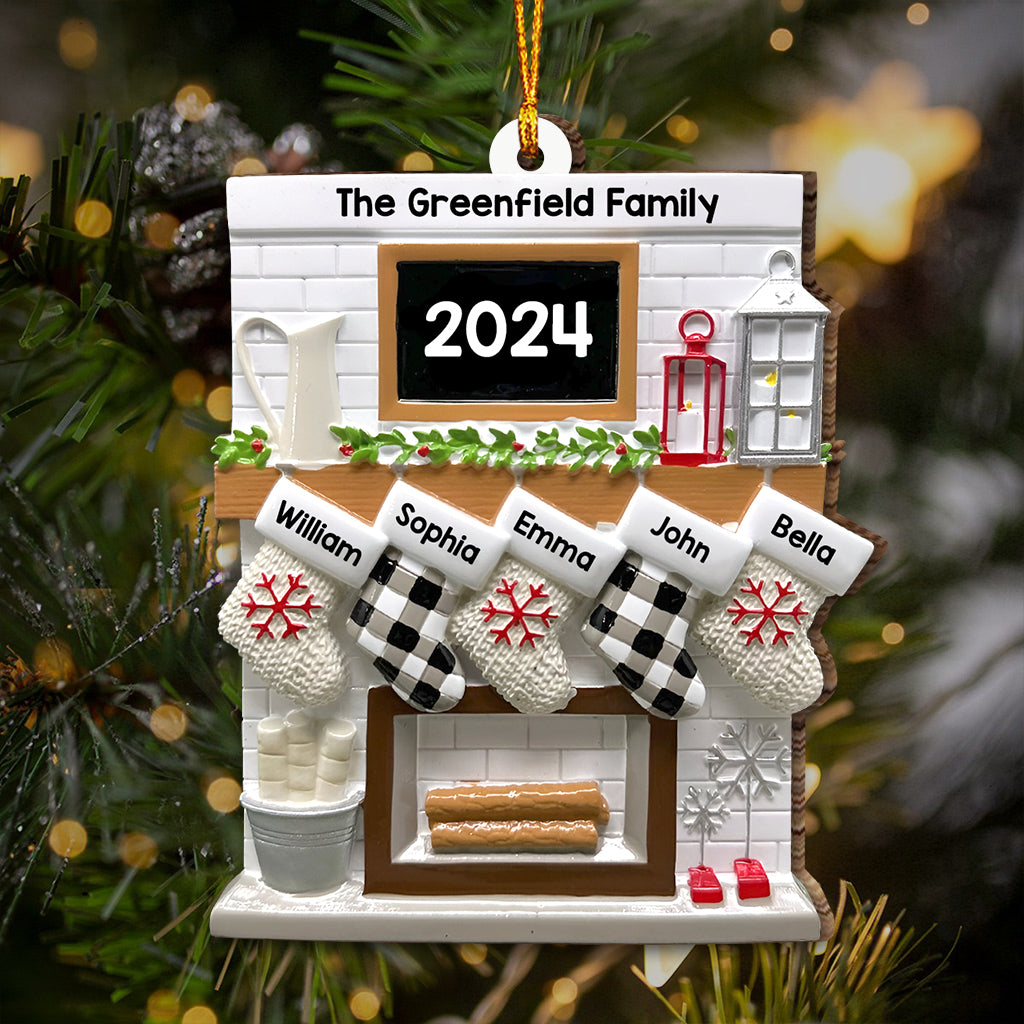 Merry Christmas - Personalized Family Ornament