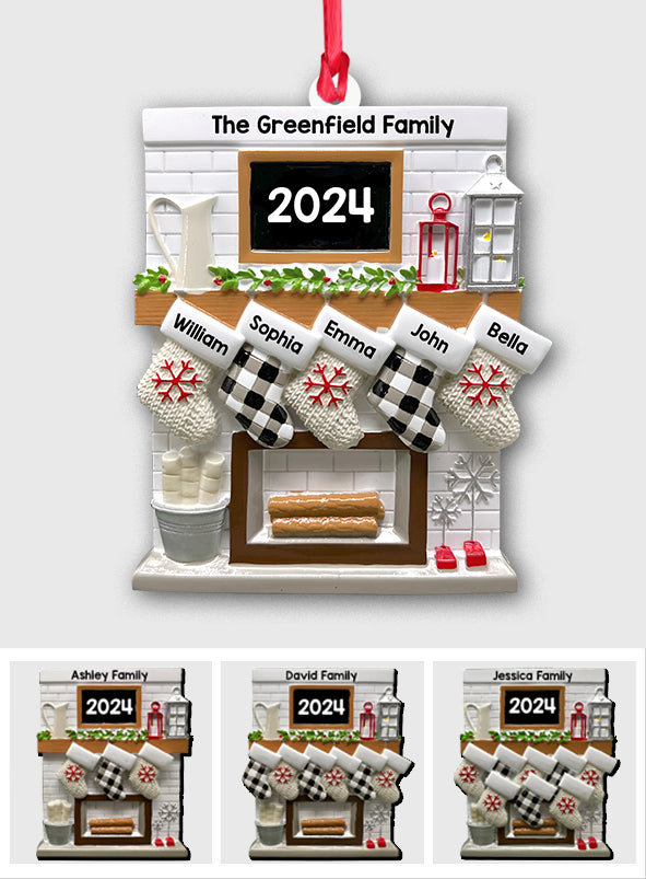 Merry Christmas - Personalized Family Ornament