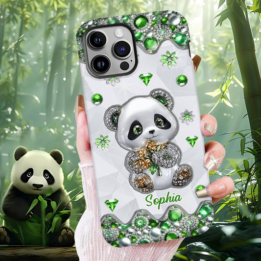 Just A Girl Who Loves Pandas - Personalized Panda Lover Full Print Phone Case