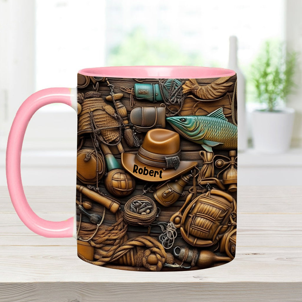 Mug personnalisé « La vie de pêche »