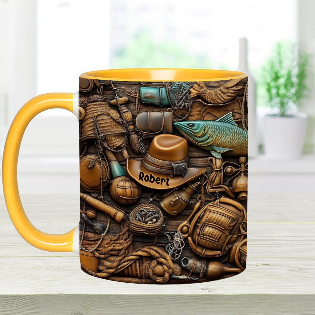 Mug personnalisé « La vie de pêche »