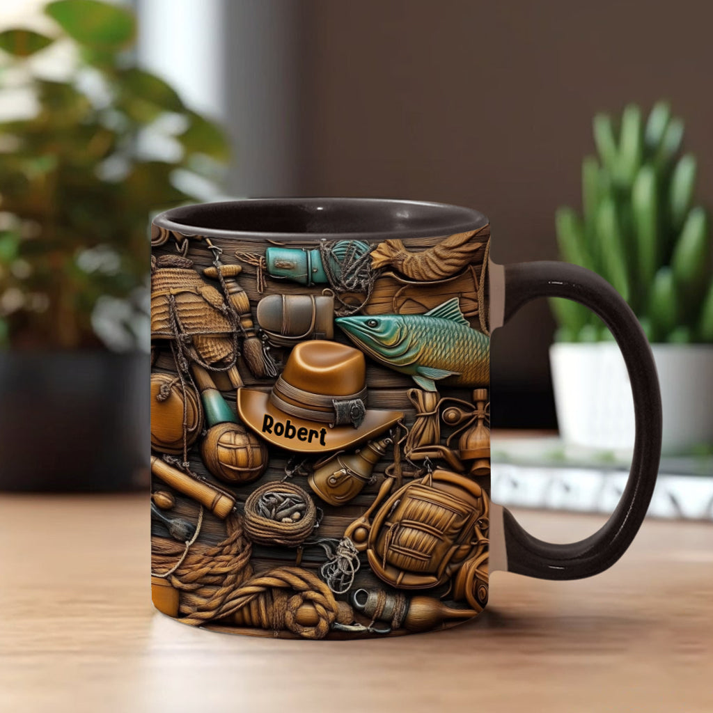 Mug personnalisé « La vie de pêche »