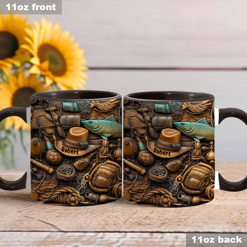 Mug personnalisé « La vie de pêche »