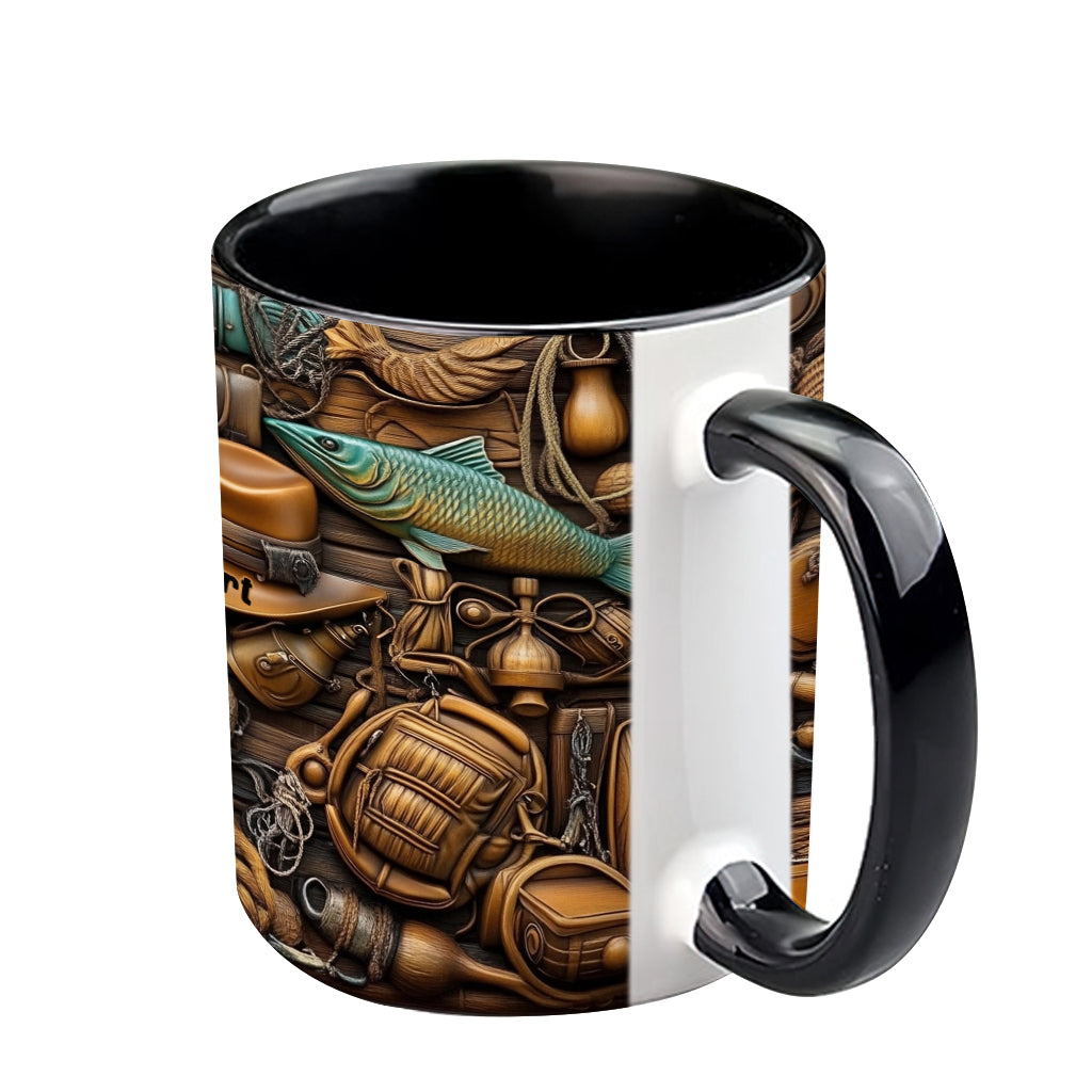 Mug personnalisé « La vie de pêche »