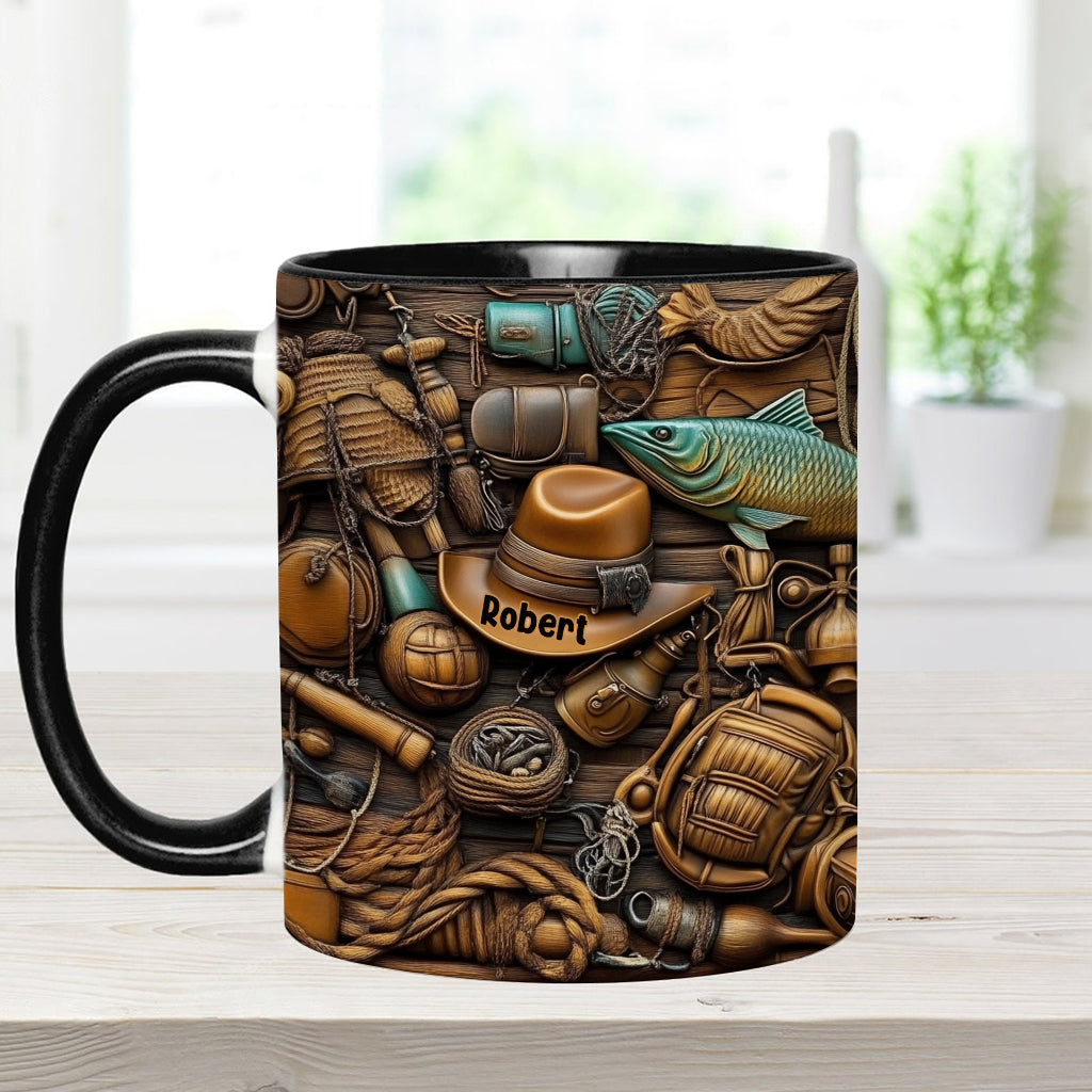Mug personnalisé « La vie de pêche »