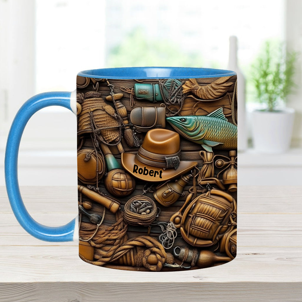 Mug personnalisé « La vie de pêche »