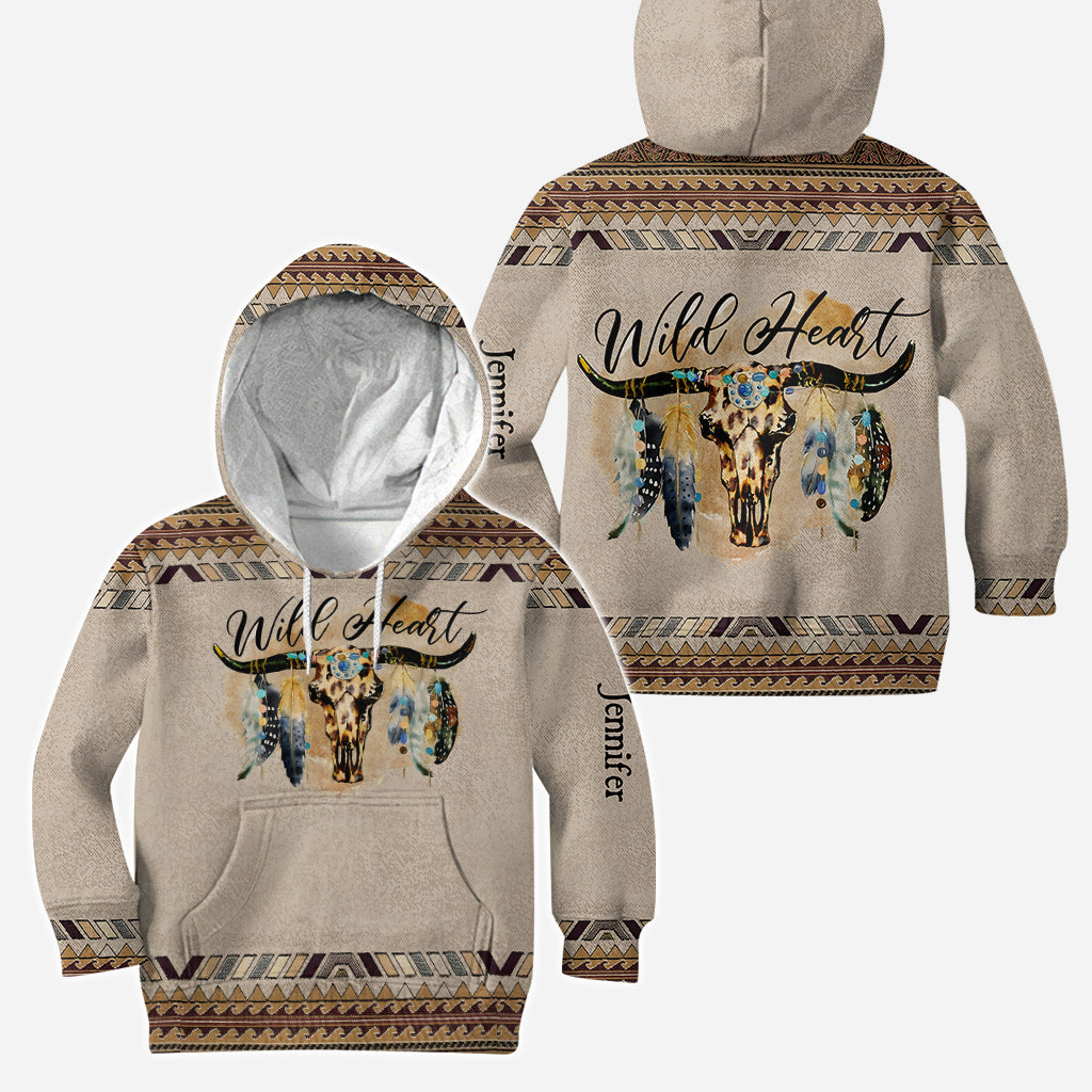 Ensemble western personnalisé (sweat à capuche et leggings) pour fille -