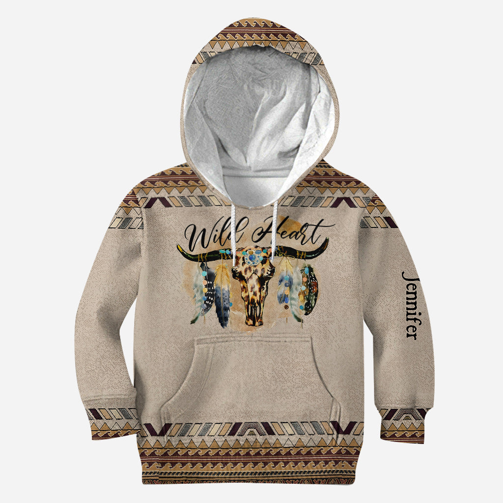Ensemble western personnalisé (sweat à capuche et leggings) pour fille -