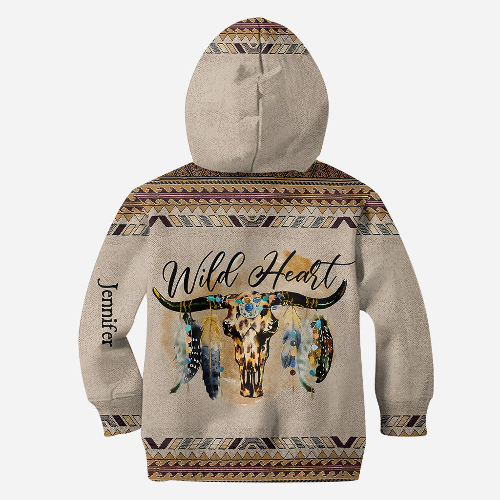 Ensemble western personnalisé (sweat à capuche et leggings) pour fille -