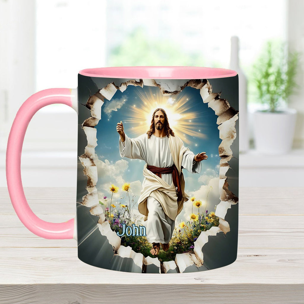 He Is Risen - Personalized Christian Accent Mug