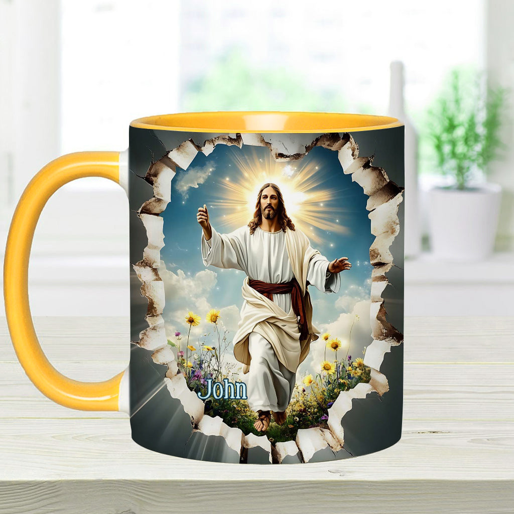 He Is Risen - Personalized Christian Accent Mug