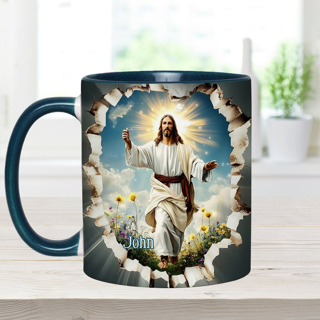He Is Risen - Personalized Christian Accent Mug