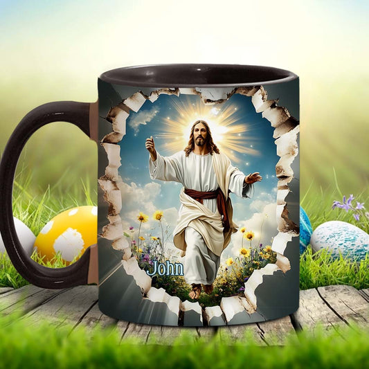 Il est ressuscité - Mug chrétien personnalisé