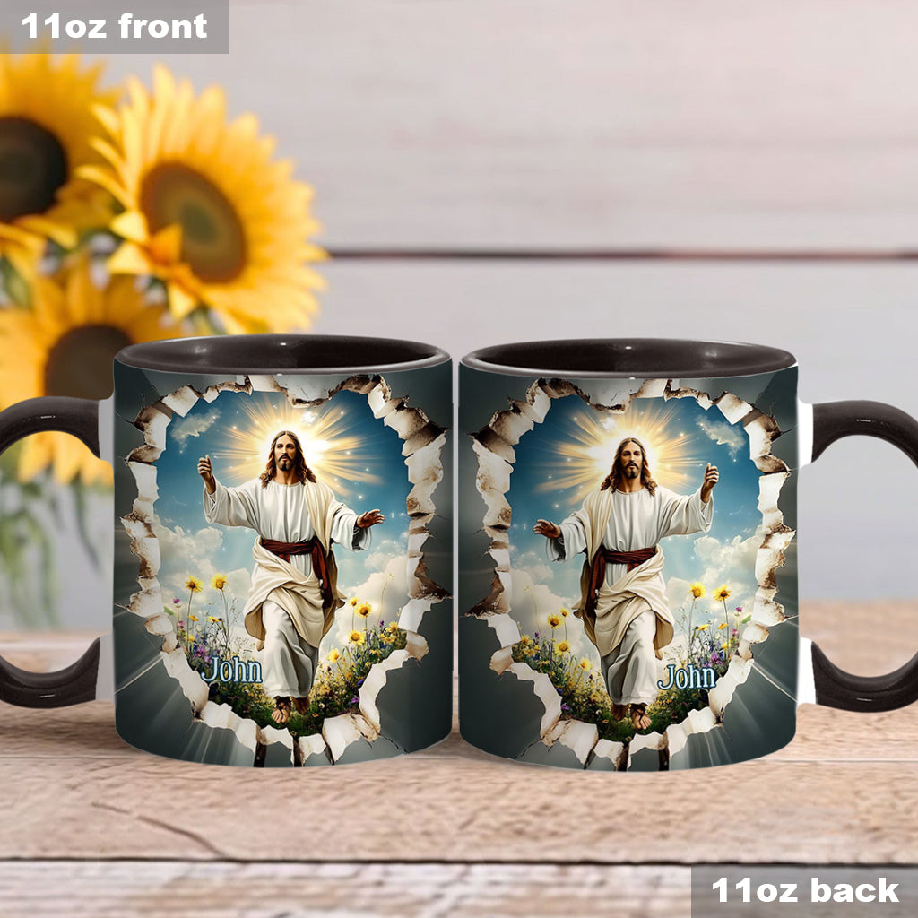 He Is Risen - Personalized Christian Accent Mug