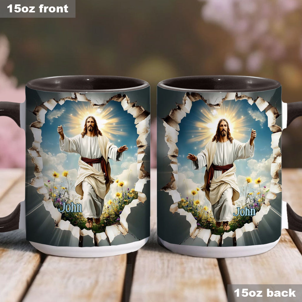 He Is Risen - Personalized Christian Accent Mug