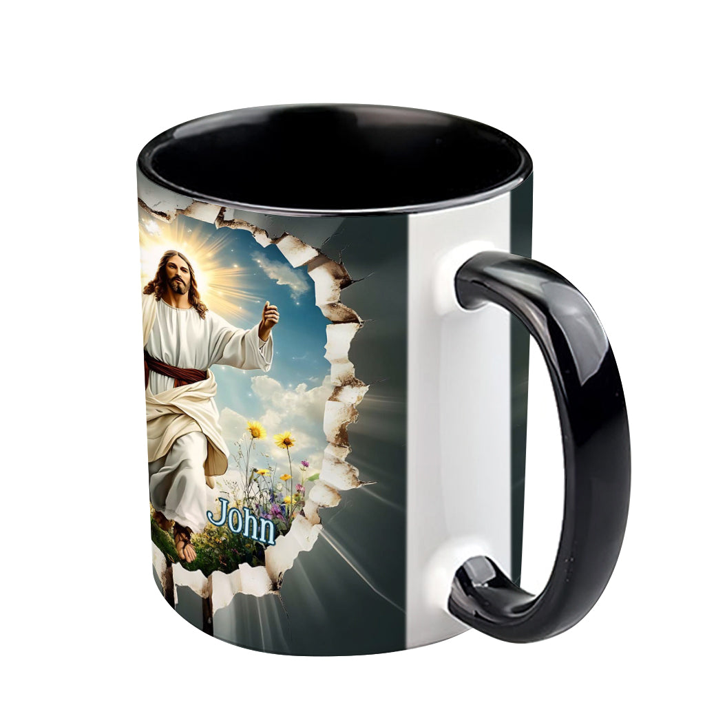 He Is Risen - Personalized Christian Accent Mug