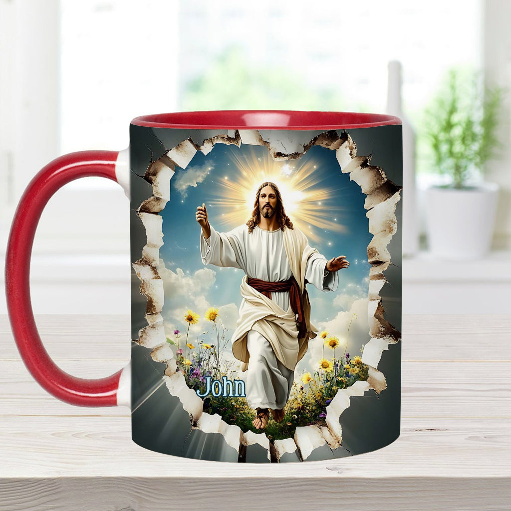 He Is Risen - Personalized Christian Accent Mug