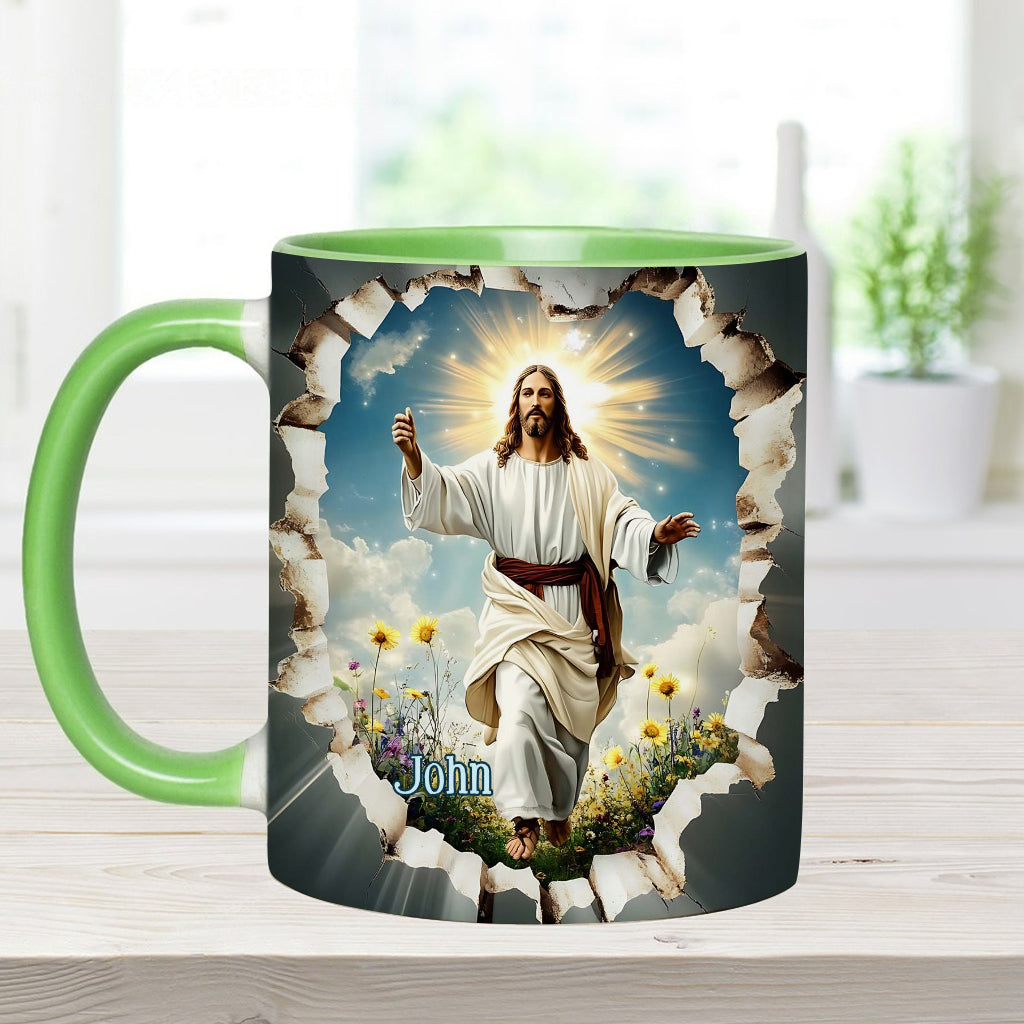 He Is Risen - Personalized Christian Accent Mug