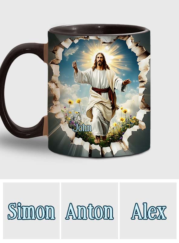 He Is Risen - Personalized Christian Accent Mug